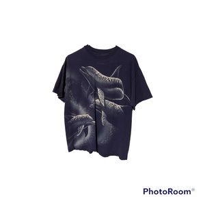 Vintage Dolphin Print Tee